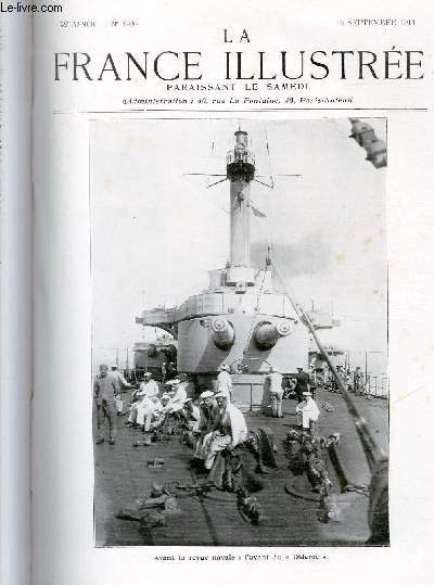 LA FRANCE ILLUSTREE N 1920 - Avant la revue navale: l'avant du 