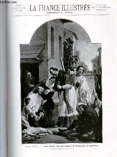 LA FRANCE ILLUSTREE N 1927 - Muse de Nancy, Saint Charles Borrome donnant la Communion aux pestifrs, tableau de Gaspard de Crayer.