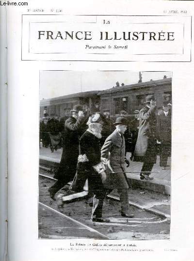 LA FRANCE ILLUSTREE N 1950 - Le Prince de Galles dbarquant  Calais.