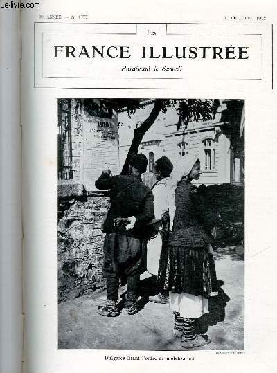 LA FRANCE ILLUSTREE N 1977 - Bulgares lisant l'ordre de mobilisation.