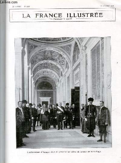 LA FRANCE ILLUSTREE N 1995 - l'ambassadeur d'Espagne vient de prsenter ses lettres de crance au Saint-Sige.