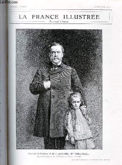 LA FRANCE ILLUSTREE N 2033 - Portrait de Pasteur et de sa petite-fille, Mlle Vallery-Radot, d'aprs le tableau de M.Lon Bonnat, membre de l'Institut.
