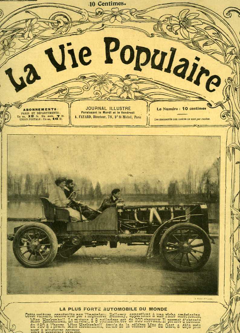 LA VIE POPULAIRE N 48 (2e srie) La plus forte automobile du monde.