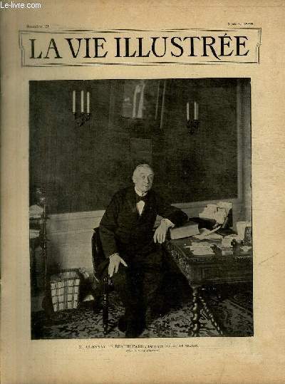 LA VIE ILLUSTREE N 21 M. Quesnay de Beaurepaire, dans son cabinet de travail (Phot. de la Vie Illustre).