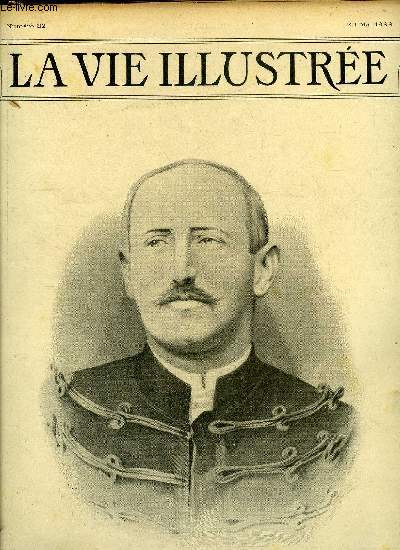 LA VIE ILLUSTREE N° 32 Alfred Dreyfus - Photographie prise après la dégradation du 4 janvier 1895, dans la Cour de l'Ecole Militaire.