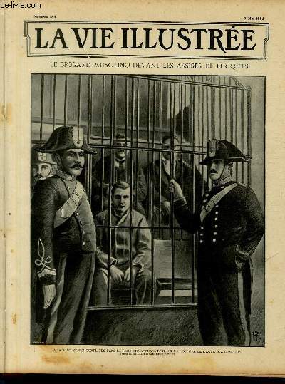 LA VIE ILLUSTREE N 186 Le brigand Mulino devantles assises de Lucques.