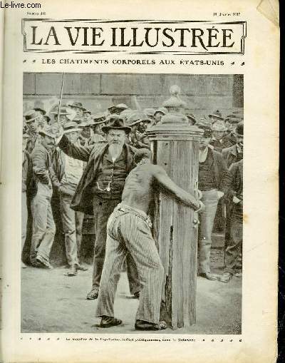 LA VIE ILLUSTREE N 431 Les chatiments corporels aux Etats-Unis