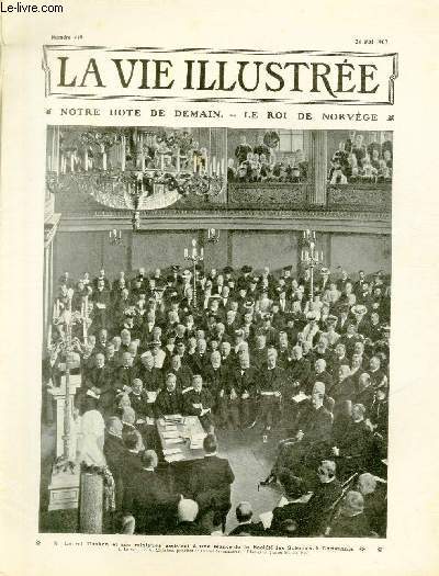 LA VIE ILLUSTREE N 449 Notre hote de demain - Le roi de Norvge.