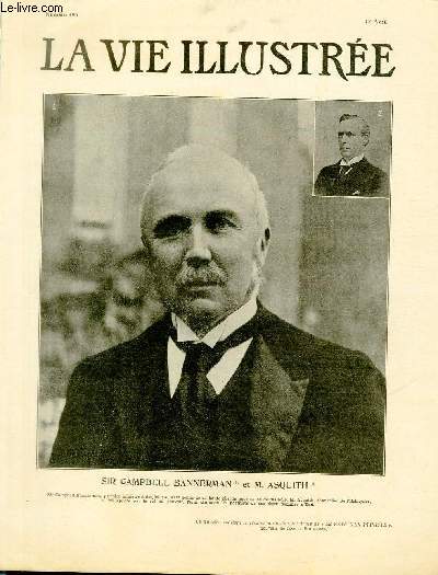 LA VIE ILLUSTREE N 496 - Sir Campbell Bannerman et M.Asquith.