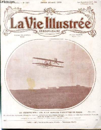 LA VIE ILLUSTREE N 567 - Le premier beau vol de la semaine d'aviation de Reims.