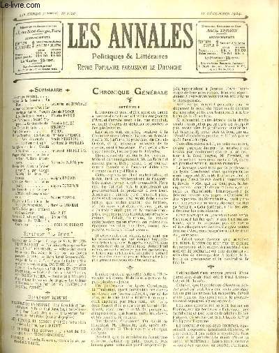 LES ANNALES POLITIQUES ET LITTERAIRES N 1120 (2e semestre) Autour de Jeanne d'Arc, par Anatole France.
