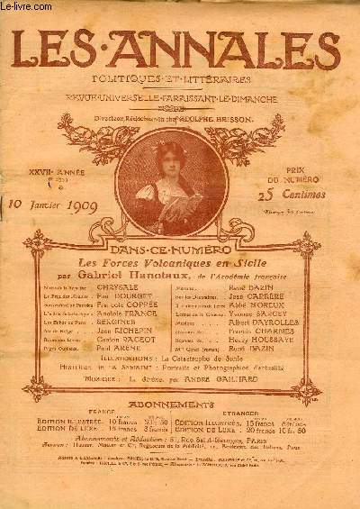 LES ANNALES POLITIQUES ET LITTERAIRES N 1333 Les Jardins de l'Histoire - L'tudiant d'autrefois - L' 