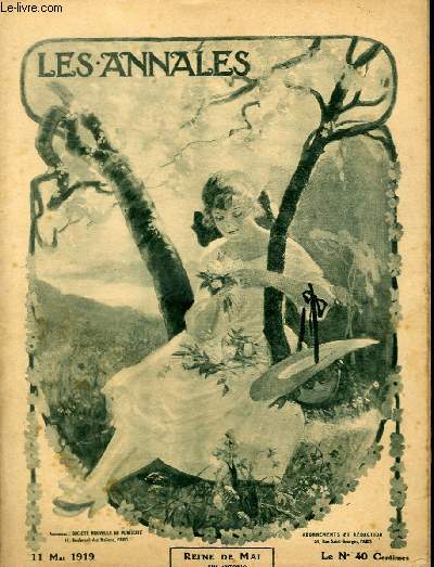 LES ANNALES POLITIQUES ET LITTERAIRES N 1872 Reine de Mai, par Sim Antonio.