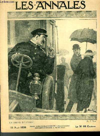 LES ANNALES POLITIQUES ET LITTERAIRES N 1920 La grve du client, par J. Bast.