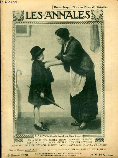 LES ANNALES POLITIQUES ET LITTERAIRES N 1946 La rentre, par E. Boeswillwald (Salon de 1920).