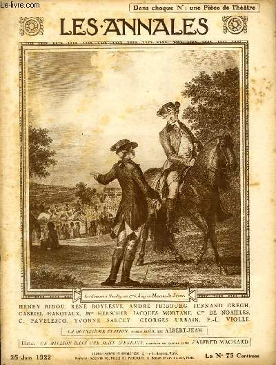 LES ANNALES POLITIQUES ET LITTERAIRES N 2035 Les Courses  Neuilly, en 1776, d'aprs Moreau-le-Jeune.