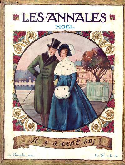 LES ANNALES POLITIQUES ET LITTERAIRES N° 2059 Noël - Il y a cent ans (Aquarelle en couleurs de Rachel George-Roux).