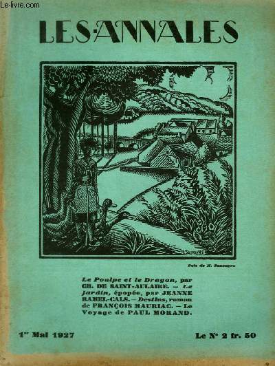 LES ANNALES POLITIQUES ET LITTERAIRES N 2285 Bois de M. Sauvayre.