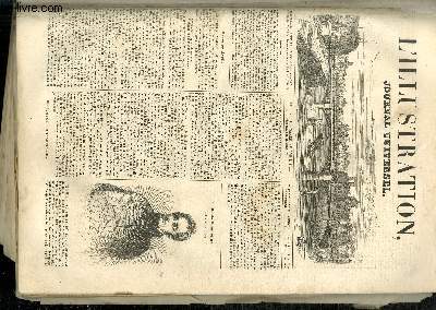 L'ILLUSTRATION JOURNAL UNIVERSEL N 5 VOL 1 - Avril. - M. de Lamartine, pole et oraleur. Portrait. - Courrier de Paris : Les Fltes et les Violons : le Bal et la Cha-, rit; M. Ponsard et Lucrce ; Soire chez Bocage; l'Empereur et le I Joaillier; le Gal