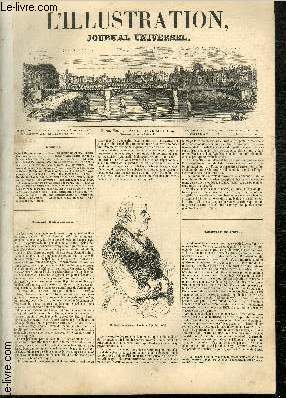 L'ILLUSTRATION JOURNAL UNIVERSEL N 20 - Samuel Hahnemann. Portrait. - Courrier de Paris. - Saint-Cyr. A-propos rtrospectif. - Concours aux coles spciales. Sances solennelles d'ouverture  l'Htel-de-Ville. - La Chapelle Saint-Ferdinand. Portrait ...