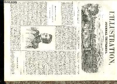 L'ILLUSTRATION JOURNAL UNIVERSEL N 32 - Rvolutions du Mexique* Le gnral Bustamante. Portrait. - Courrier de Paris. - Histoire de la Semaine. Mdaille de rcole Normale, par M. Bovy; Messager 'parisien; VuedeBahia. - Simulacre d'un combat naval ...