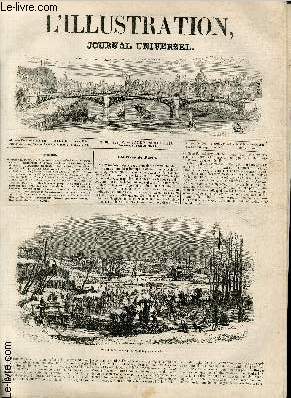 L'ILLUSTRATION JOURNAL UNIVERSEL N 109 - Courrier de Paris. Vue de la Glacire le -premier jour de printemps de 1815. - Histoire de la Semaine. - Concours de Polssy. Six Gravures. - Chronique Musicale. - Longehamp- Libre mditation d'un piton philos....