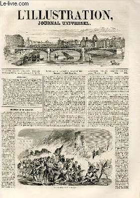 L'ILLUSTRATION JOURNAL UNIVERSEL N 287- Histoire de la semaine. Les Autrichiens chasss de Bologn.. - L'enqute. - Courrier de Paris.- cole gratuite de Dessin. Porte d'entre de la Rotonde ; Salle d'tude de la figure et de l'ornement pour les .........