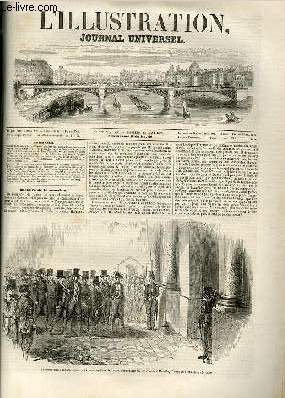 L'ILLUSTRATION JOURNAL UNIVERSEL N 377-Histoire de la semaine. - Conseil gnral de 'agriculture, des manufactures et du commerce. - Courrier de Paris. - Nouvelle expdition envoye  la recherche de sir John Franklin. - Les noces de Luigi ..........