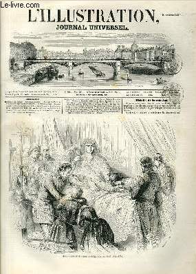 L'ILLUSTRATION JOURNAL UNIVERSEL N 399-Histoire de la semaine. - Chronique musicale. - Courrier de Paris. - Concours de l'agriculture  Versailles. -Le Sahara algrien et le grand dsert. - Fte de l'agriculture et des arts  Bruges. - Les journaux......