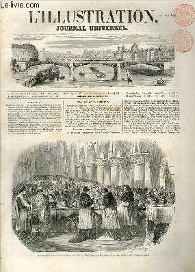 L'ILLUSTRATION JOURNAL UNIVERSEL N 426-Histoire de la semaine. - Les Exemptions de service dans la garde nationale. - Courrier de Paris. - Chronique musicale. - Salon de 1850; dernier article : VArchitecture. - Cannabis. Ce qu'il y a dans un grain de....