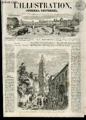 L'ILLUSTRATION JOURNAL UNIVERSEL N 488-Histoire de la semaine. - Travaux lgislatifs. - Courrier de Paris.'- L'Ascension  Jrusalem. - La Maisonnette, nouvelle. - Mours et croyances populaires de la France.-Juillet ; revue a-, gricole.-Salon de 1852 ...