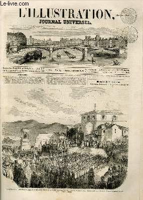 L'ILLUSTRATION JOURNAL UNIVERSEL N 508-Histoire de la semaine. - Institut de France. - Revue littraire. - Courrier de Paris. - Ouverture du Thtre-Italien. - L'Eselave blanc.-Daniel Webster. - Expdition dans la grande Kabylie en 1852 (suite .....