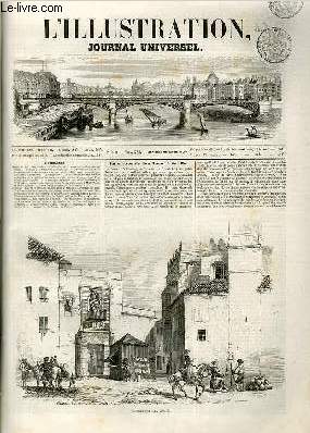 L'ILLUSTRATION JOURNAL UNIVERSEL N 530-Maison de don Juan  Sville. - Histoire de la semaine. - Courrier de Paris. - Voyage  la recherche de Franklin. - Critique littraire. - Souvenirs de la Havane (suite et fin). - La Main rouge, nouvelle, par ......