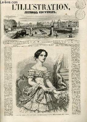 L'ILLUSTRATION JOURNAL UNIVERSEL N 545-L'archiduchesse Marie-Henriette-Anne d'Autriche - Histoire de la semaine. - Courrier de Paris. - Beaucaire.Sainte Marthe de Tarascn. - Souvenirs de San-Francisco.-Revue littraire. - Une mission de charit....