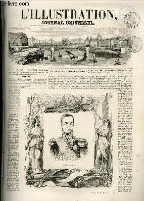 L'ILLUSTRATION JOURNAL UNIVERSEL N 575-L'amiral Roussin. - Histoire de la semaine.- Revue scientifique. - Courrier de Paris. - Chronique musicale. - Yol d'un navire dans le Grand Ocan (suite et fin). - Etat actuel de l'arme persane.-Causerie littraire