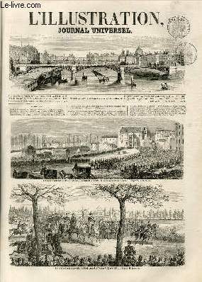 L'ILLUSTRATION JOURNAL UNIVERSEL N 584-Histoire de la semaine. - Chronique musicale. - Courrier de Paris. - Mariage de l'empereur d'Autriche. - Causerie littraire. - Gallipoli. - Le dernier Flagellant. - Crdit foncier de France. - L'escadre franaise..