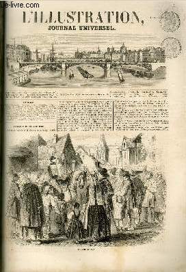 L'ILLUSTRATION JOURNAL UNIVERSEL N 637-Histoirc de la semaine. - Courrier de Paris. - Santander. - Fte au barrage du Nil. -Jour de printemps. - La vie de Paris. - Inauguration de la statue de Jeanne Darc  Orlans. - Chronique littraire. - Le boulevard