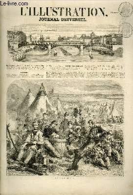 L'ILLUSTRATION JOURNAL UNIVERSEL N 647 + Supplment : la peinture de Courbet -Histoire de la semaine. Courrier de Paris. - Ascension du Moench. - Croquis et tableaux. - De ia rvocation de l'dit de Nantes et de ses . consquences conomiques. - Nouveau