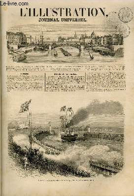 L'ILLUSTRATION JOURNAL UNIVERSEL N 652-Histoire de la semaine. - Courrier de Paris. - Arrive  Boulogne de S. M. la Reine d'Angleterre -Exposition universelle des beaux-arts ; l'cole anglaise - Exposition universelle de 'industrie ; l'orfevrerie....