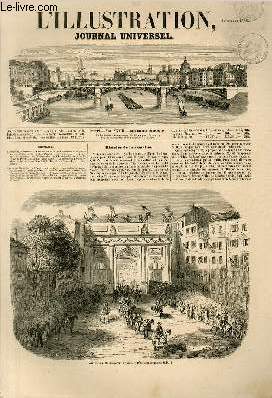 L'ILLUSTRATION JOURNAL UNIVERSEL N 698-Histoire de la semaine. - Courrier de Paris. -Fabrication de la porcelaine en Chine. - Le cardinal Patrizi. - Revue agricole. - Promenade en Amrique. - Bibliographie. - Chronique littraire. - Le trsor de Pter