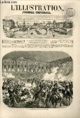 L'ILLUSTRATION JOURNAL UNIVERSEL N 714-Histoire del semaine.-Courrier de Paris.- On demande une comte.- Distribution des eaux de Lyon. - Expdition de l'Indo-Chine. -Atlas universel de gographie ancienne et modern.-Chronique littraire.-Rception..