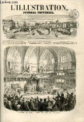 L'ILLUSTRATION JOURNAL UNIVERSEL N 894-Histoire de la semaine. - Correspondance. - Distribution des rcompenses  Poissy. - Le gnral Trzel. - Courtier de Paris. - Ebou-iement dans les gorges de la Chilfa. - Chronique littraire. - Excentricits.......