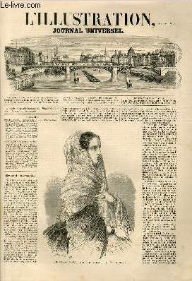 L'ILLUSTRATION JOURNAL UNIVERSEL N 902-Revue de la semaine. - Courrier de Paris. - La question littraire - Un1 pseudonyme (nouvelle suite et fin.-Jane Grey et lord Straffoi d - ( lampement des troupe s de Gaiibaldi  C stro-Gio-vanni. - Causerie ...