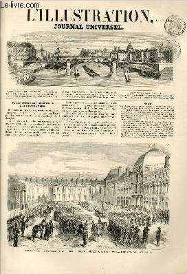 L'ILLUSTRATION JOURNAL UNIVERSEL N 903-Revue de la semaine. - Courrier de Paris. - Varits scientifiques. - La galerie de M. Louis Fould. - Publications nouvelles. - La Sicile. - Attentat du 7 juin  Toulouse. - Inauguration du chemin de fer de......