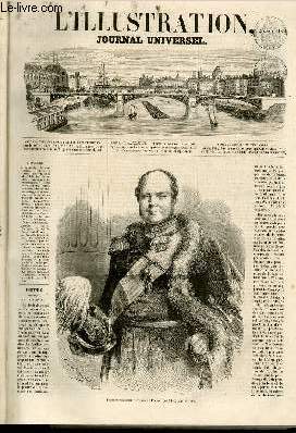 L'ILLUSTRATION JOURNAL UNIVERSEL N 933-Revue politique de la semaine. - Courrier de Paris. - Nouvelle faade du Palais des Beaux-Arts - Ancienne glise d'Echternach. f- ( afs hur la Barrada,  Damas.Promenades dans Paris. - Hygine et mdecine.....