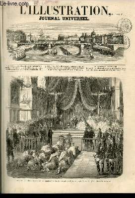 L'ILLUSTRATION JOURNAL UNIVERSEL N 958-Revue politique de la semaine. - Courrier de Paris. - Causerie draina* tique. - Courrier de l'tranger. - Salon de 1861. - Chronique littraire. - Incendie de oitonVWharf  Londres. - Eu canot. - Gazette du palais