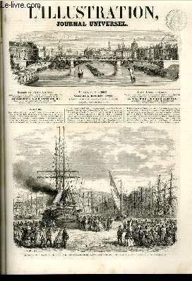 L'ILLUSTRATION JOURNAL UNIVERSEL N 1023-Revue politique de la semaine. - Courrier d'Allemagne. - Courrier de Paris. ->. Voyage de S. M. le roi des Pays-Bas dans la province de Zlande. - Sainte-Prine d'Auteuil. - Courses de Mondoubleau. - Un roman......