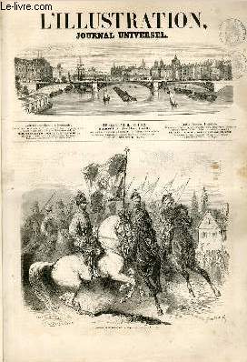 L'ILLUSTRATION JOURNAL UNIVERSEL N 1062-Revue politique (le la semaine. - Courrier de Paris. - Salou de 1863.-Le Jardin de Gavarni. - Tombeaux- des Assiniboins. - Causerie dramatique. - Les Spahis (fin). - Monument Cavour. - Lancement de la Frgate