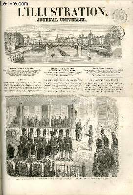 L'ILLUSTRATION JOURNAL UNIVERSEL N 1066-Revue politique de la semaine. - Courrier de Paris. - Salon de 1863 : Tableaux reproduits par Y Illustration. - Questions politiques et littraires. - Causprie dramatique. - tablissements franais dans l'Inde ....