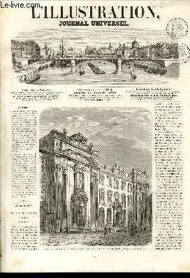L'ILLUSTRATION JOURNAL UNIVERSEL N 1142-Les ministres du royaume d'Italie  Florence (2* article). - Revue politique de la semaine - Courrier de Paris. - Campement d'hiver de la colonne Lapasset, au Mellab des Matmatas. - La premire tape du contingent